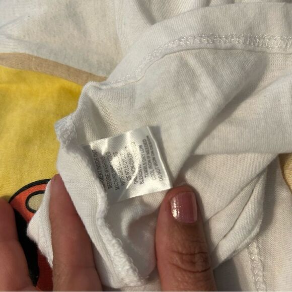 DISNEY Mickey Mouse white shirt tee top short sleeve women’s large - Picture 3 of 5